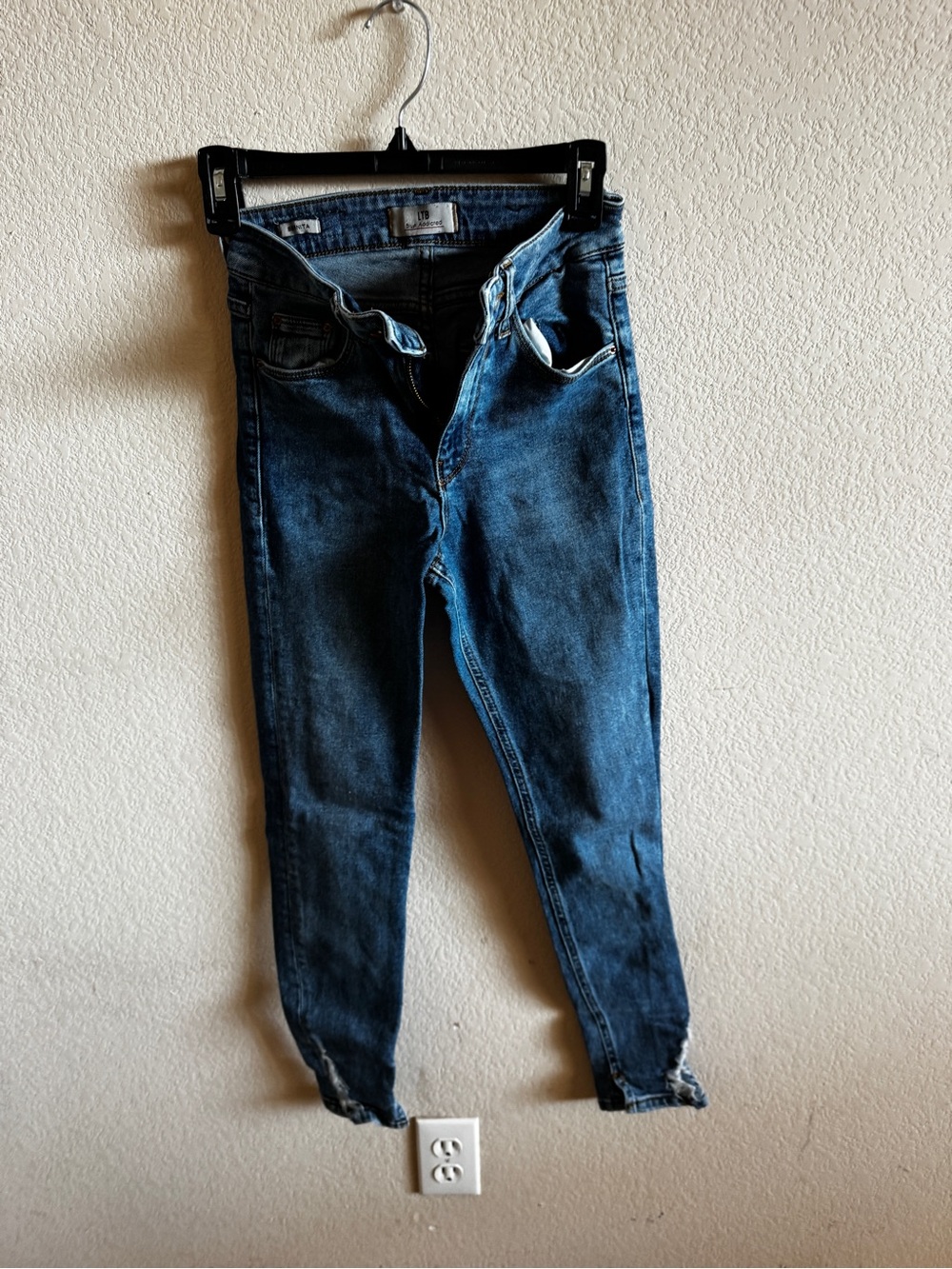 Women's Dark Blue High-Rise Skinny Jeans